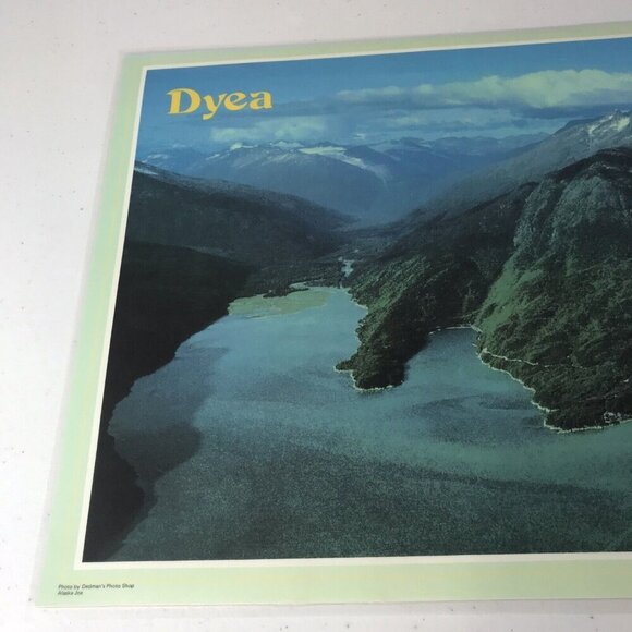 Vintage Dyea Skagway Alaska Placemat 2-Sided Laminated & Washable - Picture 3 of 7